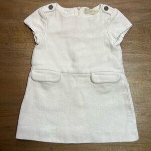 Off White Structured Zara Dress